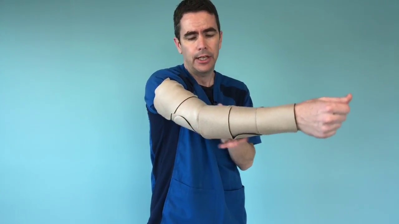 How To Put On A Juzo Arm Compression Wrap YouTube