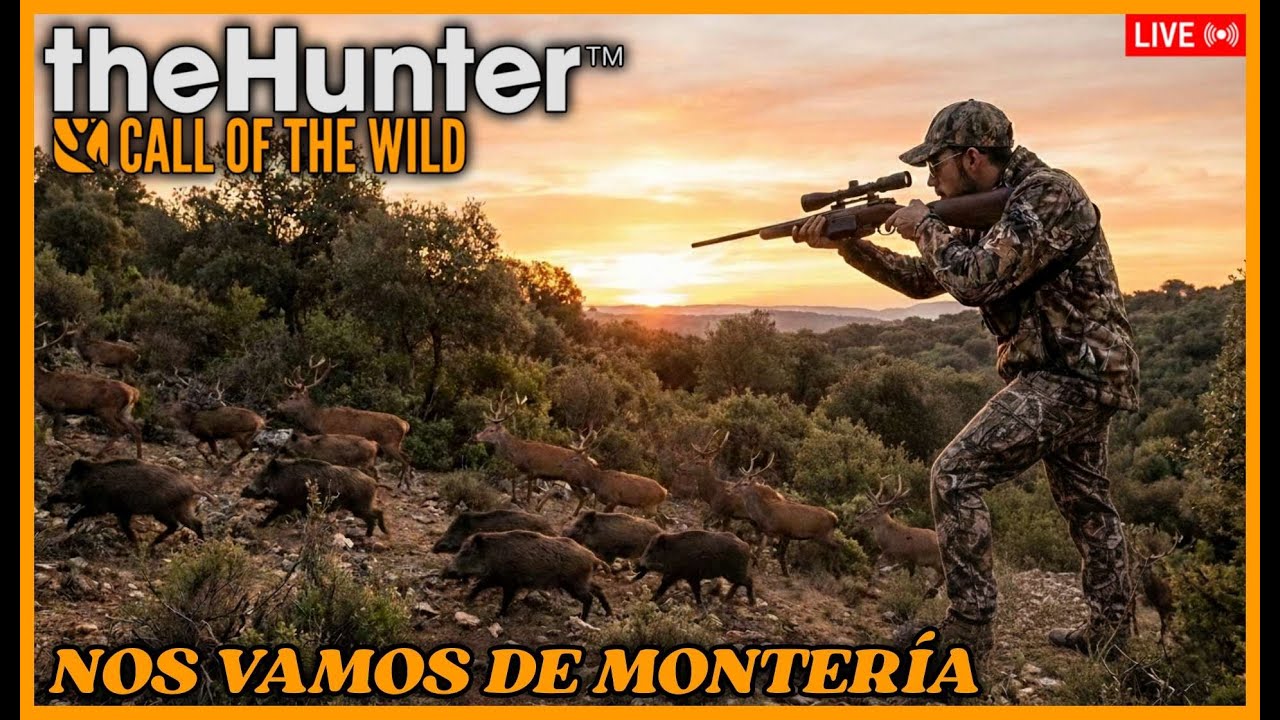 🔴🇪🇸🔴🐗NOS VAMOS DE MONTERÍA-THE HUNTER CALL OF THE WILD🌲 