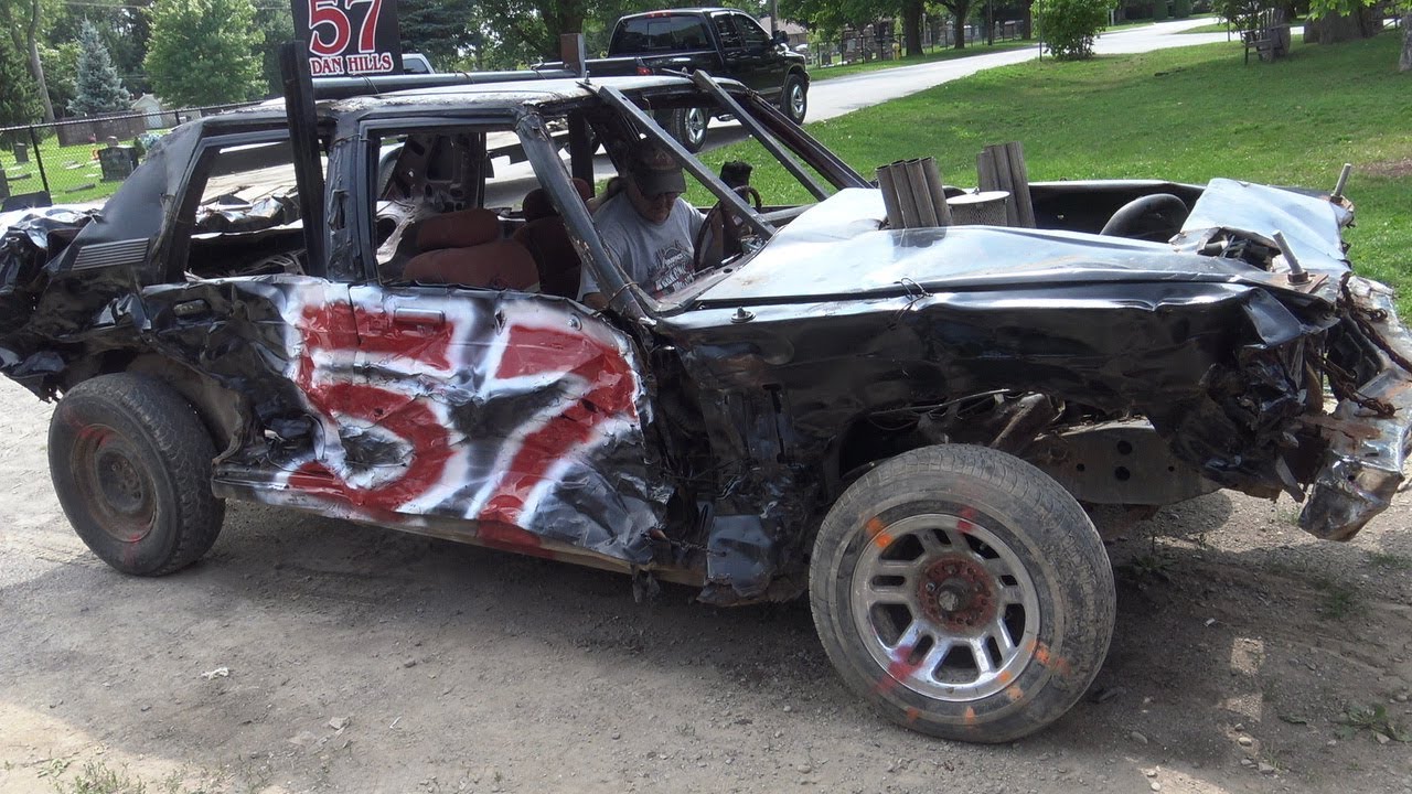 demolition derby 2018 SUTTON FAIR DEMO DERBY FULLSIZE PRO STOCK IN CAR #57