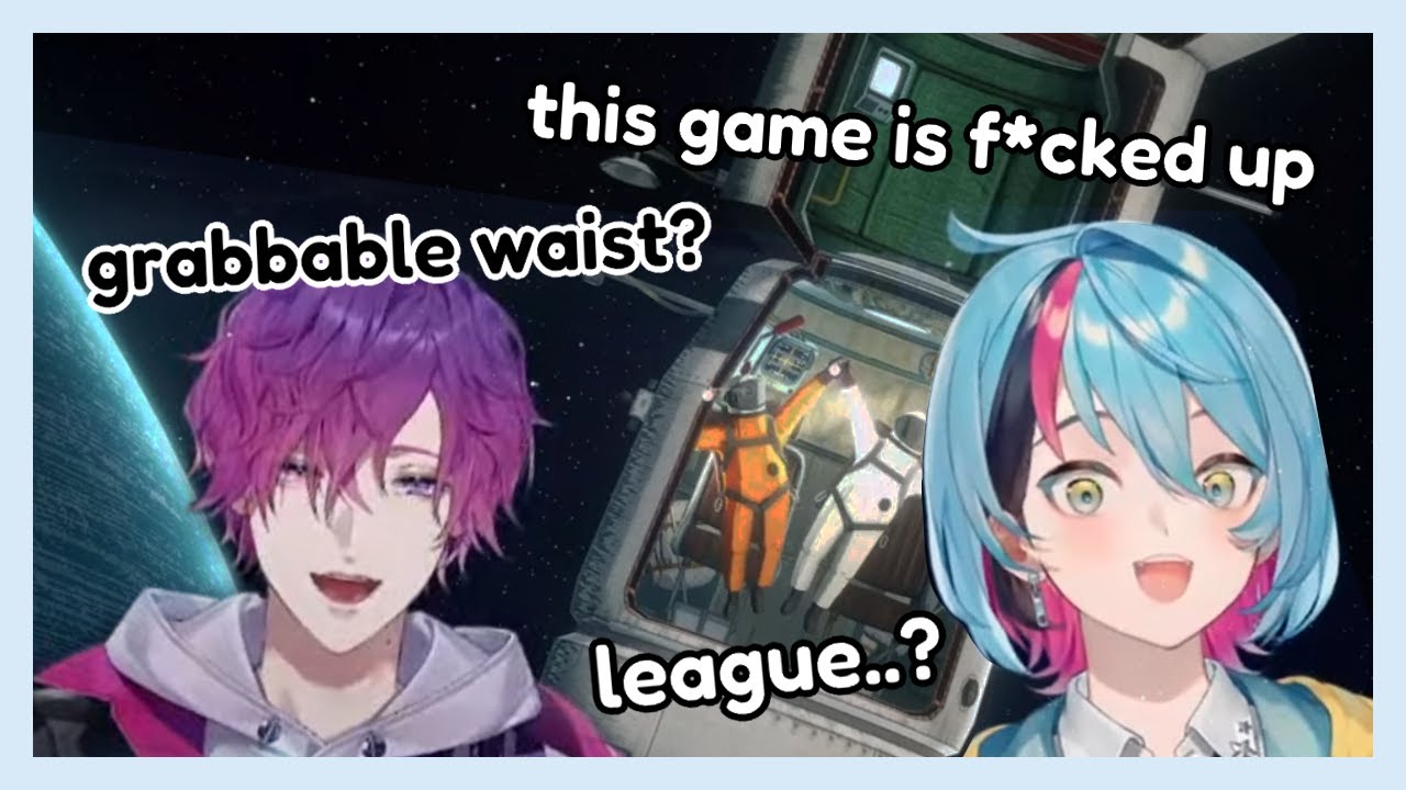 kyo & uki bickering (and losing their sanity) in space [nijisanji en]