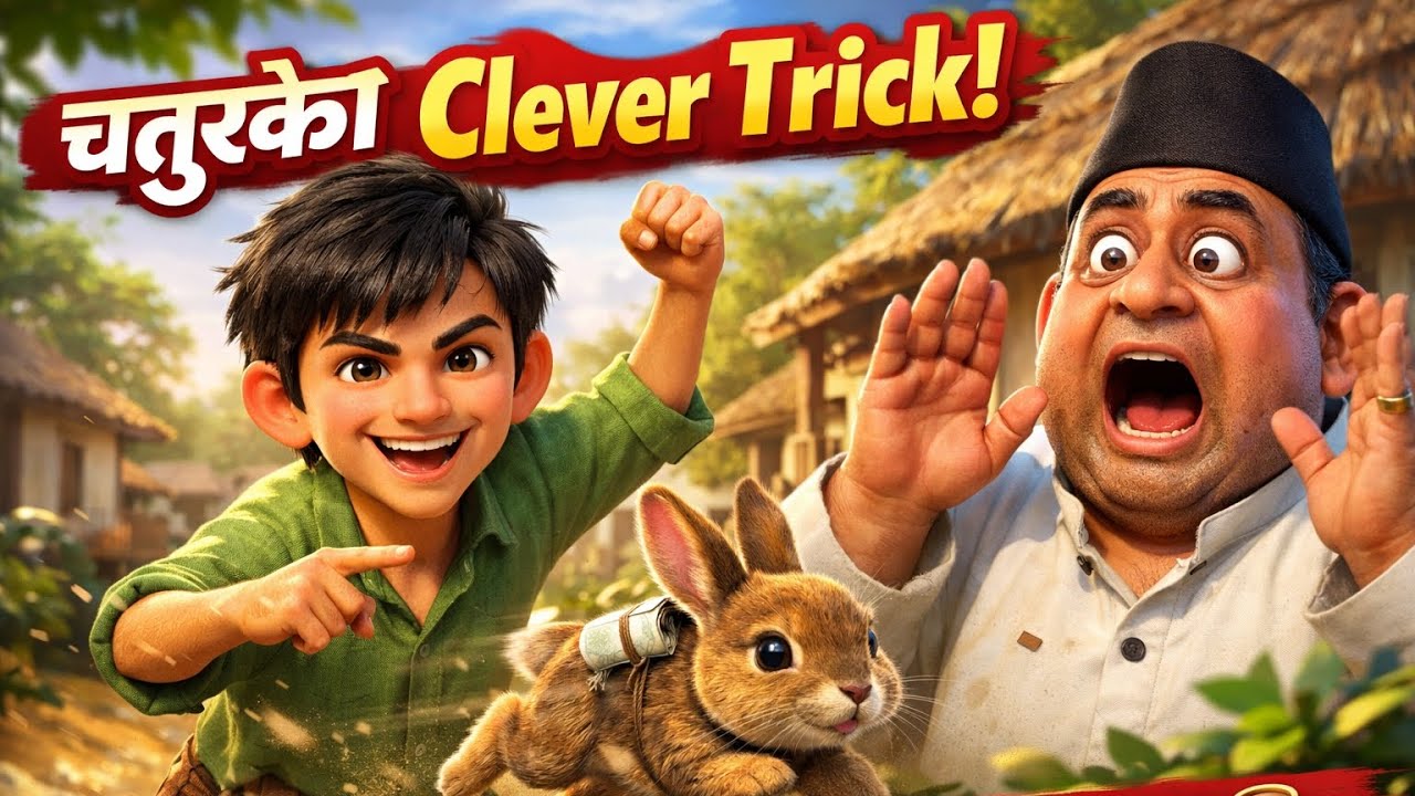 “चतुरेको Clever Trick! 🐇 लोभी साहु ठगियो 🍯”