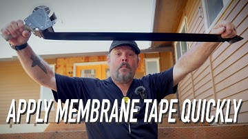 How To Apply Gtape (And other membrane tapes) Quickly || Dr Decks