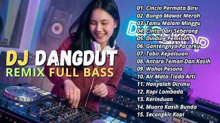 Dj Dangdut Lawas Remix  Bass  Dj Cincin Permata Biru  Dj Bunga Mawar Merah