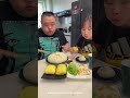 Funny Husband and Wife Eating Show - Epic Food Battle! 🤣😂#asmr #美味しい食べ物#食べ物