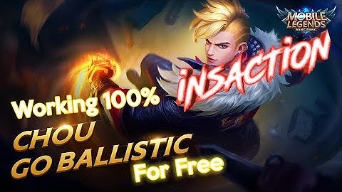 Chou Go Ballistic For Free?!?! | Chou Starlight Skin Script | MLBB
