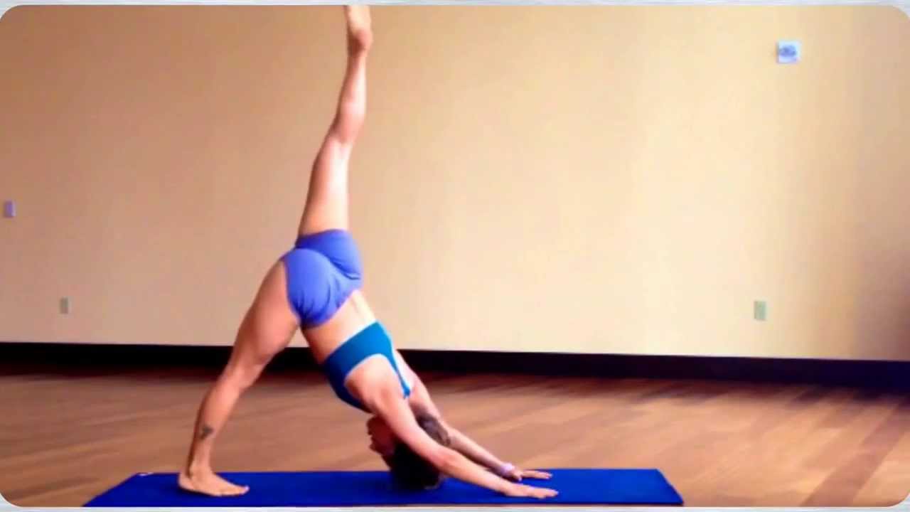 Yoga Chin Stand Scorpion pose - YouTube