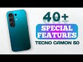 Tecno Camon 50 Tips &amp; Tricks | 40+++ Special Features &amp; Unique Settings 