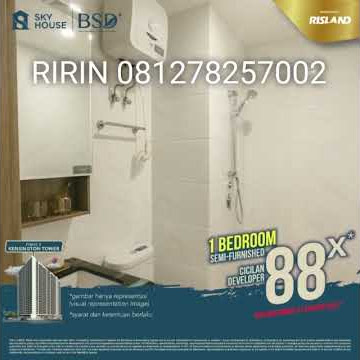 PROMO TOWER KENSINGTON UNIT 1BR DAN 2BR/APARTEMEN SKYHOUSE BSD