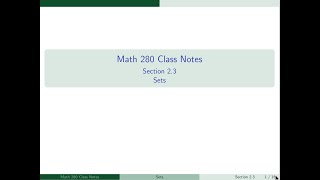 2.3 Sets