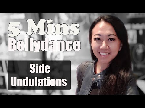 Side Undulations [5mins Bellydance] Learn how to belly dance tutorial | Belly Dancing