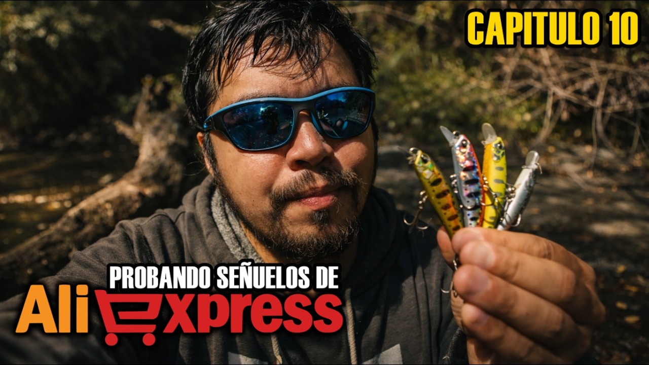PROBANDO SEÑUELOS DE ALIEXPRESS | Capitulo 10