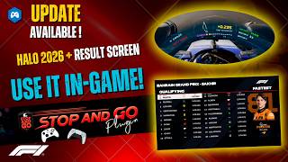 HALO 2026 + F1 TV-STYLE RESULTS SCREEN! Simhub | F1 25 | F1 26 | Stop And Go Plugin