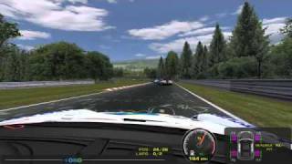 rfactor VLN nurburgring Porsche 997 RSR IMSA Matmut Performance onboard