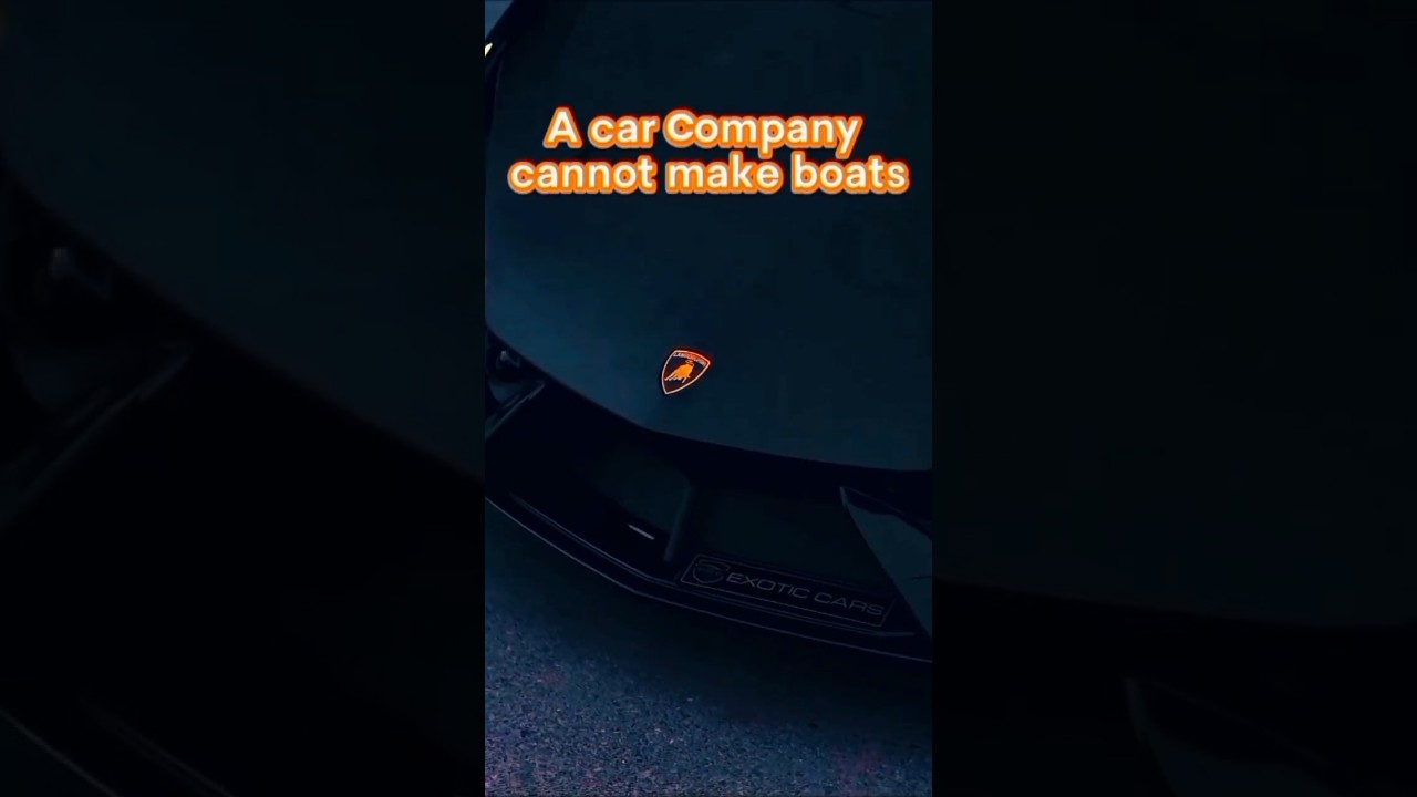 This is the Lamborghini boat!!😱