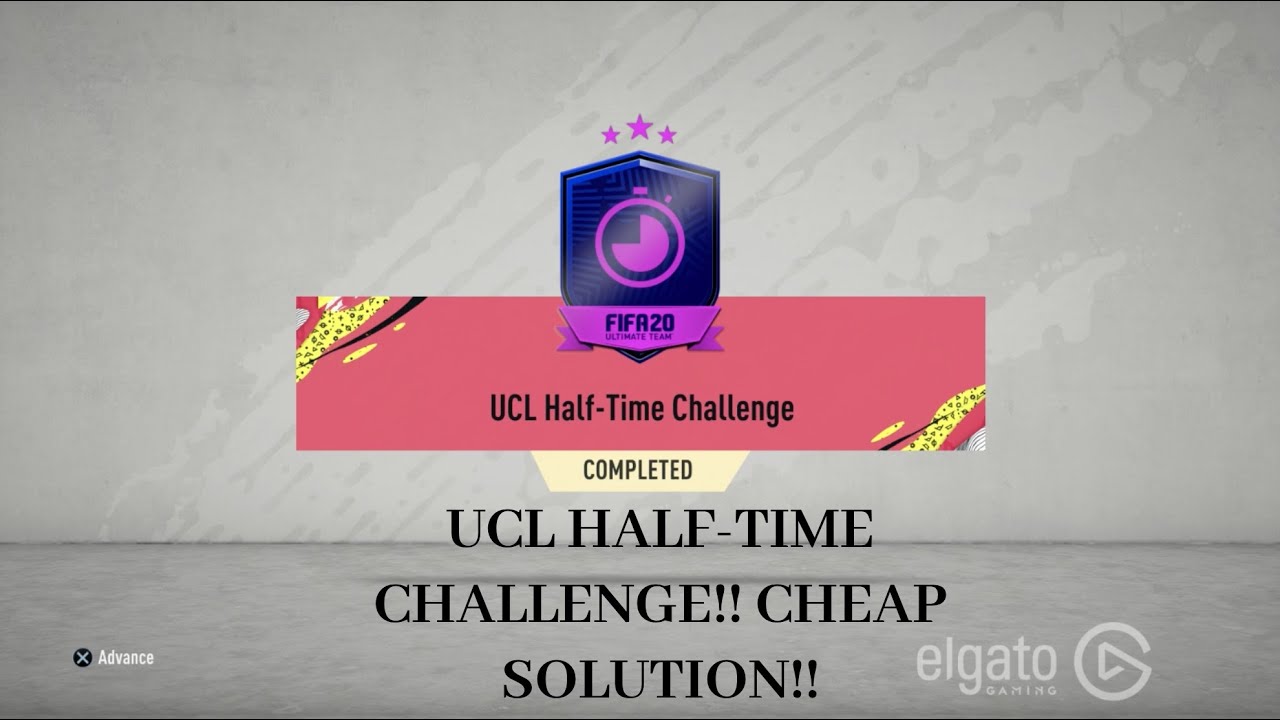 FIFA 20 SBC - UCL HALFTIME CHALLENGE - CHEAP SOLUTION