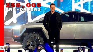 Tesla Cybertruck Pre Orders Reaches 250,000