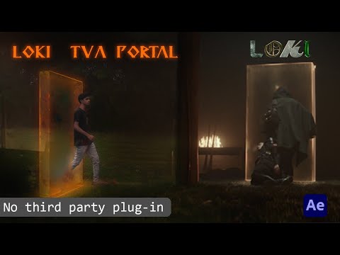 Loki TVA portal effect vfx tutorial + project file