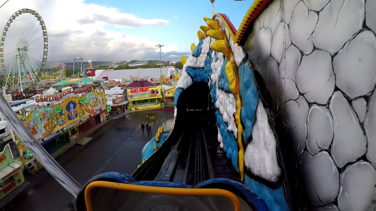 Geisterschlange – Lehmann (onride) Frühlingsfest Stuttgart 2017 ghost train/horror trip