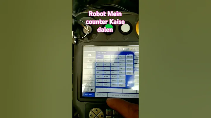 Inter numerical counter working yaskawa Robot || #robot Mahesh #short video #viral video #robotic