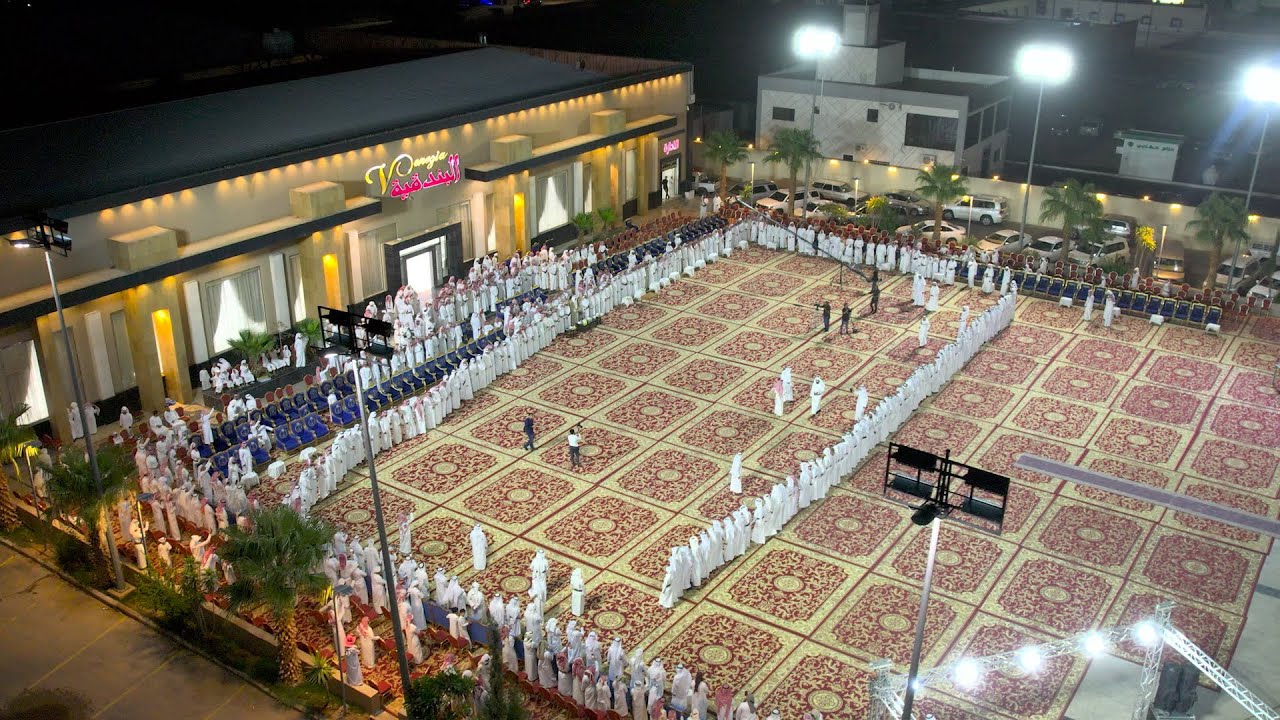 حفل تكريم الشيخ مانع بن سالم بن منيف شيخ شمل قبائل جشم يام عند قبائل المصعبين