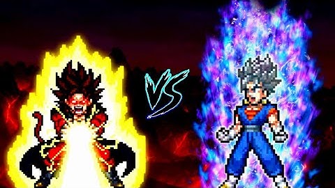 Xeno Vegito SSJ4 V3 OP VS Vegito V3 OP (all form) in Jump Force Mugen