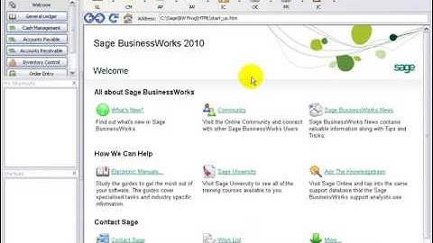 Sage BusinessWorks 2010: Introducing Comprehensive Reports
