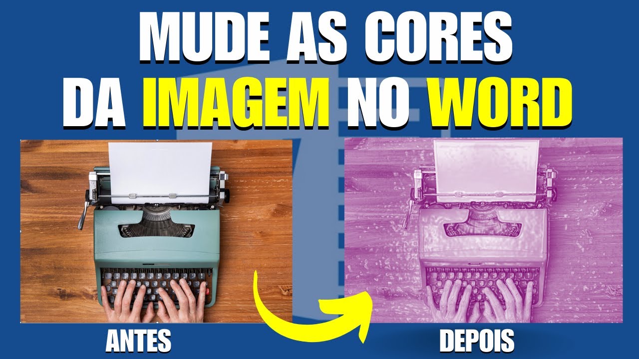 Como mudar a cor de uma imagem no Word - YouTube