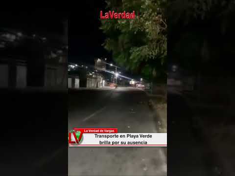 Playa Verde sin buses