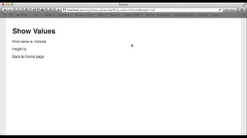 PHP09.0 Forms and POST Requests