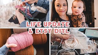 WE'RE BACK!!! | Etsy Shop Update Day in the Life & Viral Tiktok Update