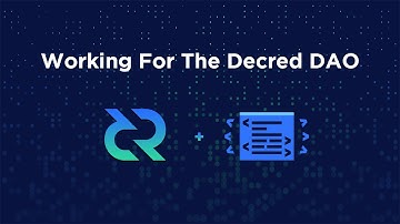 DCR 101 - Working For The Decred DAO