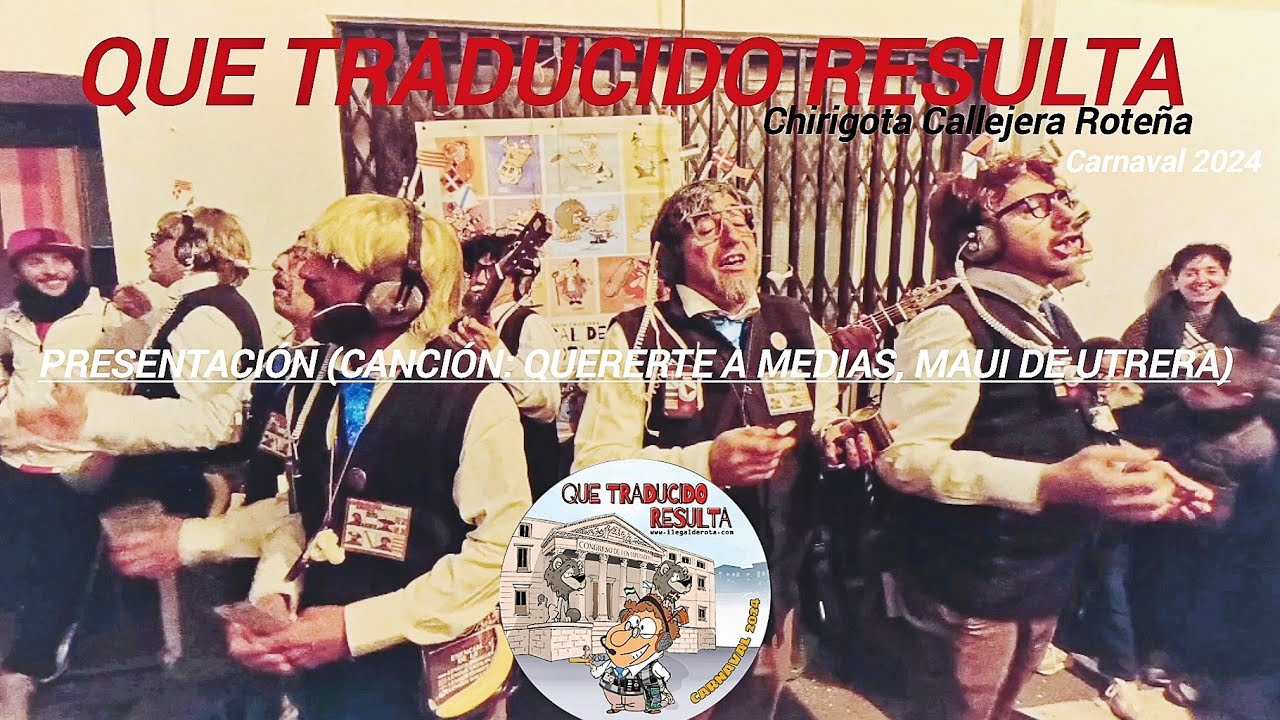 Presentación Chirigota Callejera 