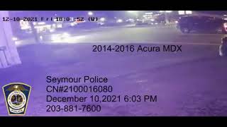 Seymour Police Release Video Of Suspected Hit & Run Vehicle
