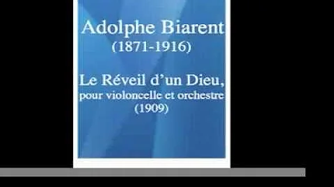 Adolphe Biarent (1871-1916) : "Le Rveil d'un dieu"...