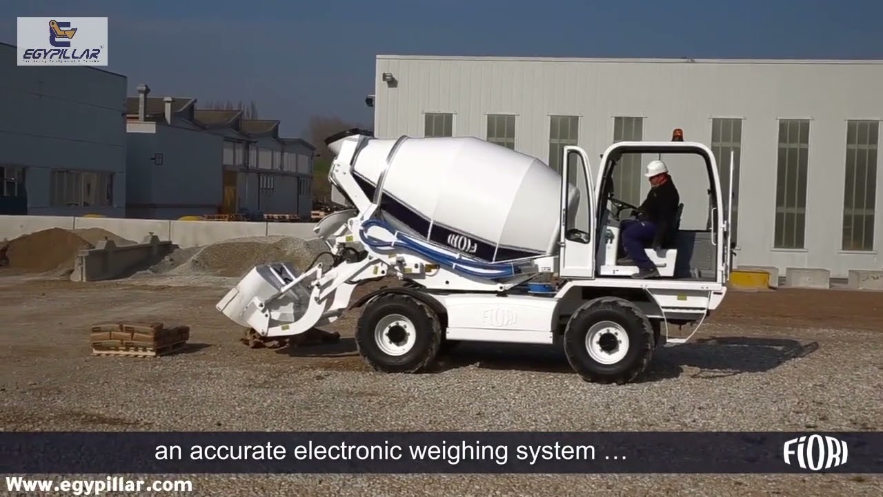 FIORI Self Concrete Mixer #Egypillar #machinery #construction #egypt #engineering #concrete #mixer