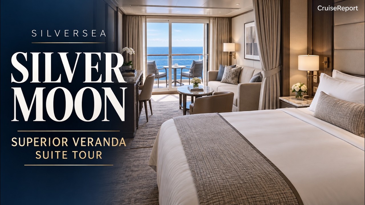 Silversea Silver Moon Superior Veranda Suite Tour | Luxury Cruise Review
