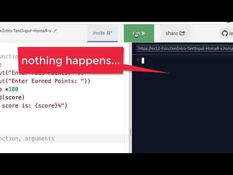 csc121 Function Intro Pt 1 using TestInput