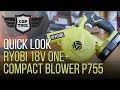 Ryobi 18V ONE+ Compact Blower P755 - QUICK LOOK