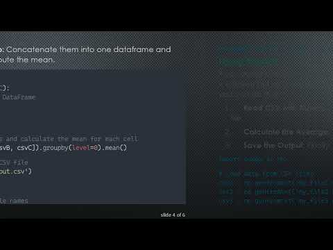 Calculating the Average of Each Cell in Multiple CSV Files with Python
