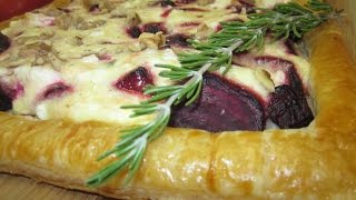Рецепт- Пирог со свёклою и козьим сыром Рецепт- Пирог со свёклою и козьим сыром