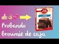 BROWNIE DE CHOCOLATE  DE CAJA (rápido y muy fácil)