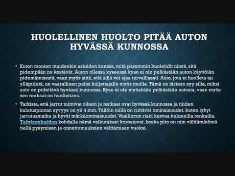 Video: Mitä huoltoa minun pitäisi tehdä autolleni?