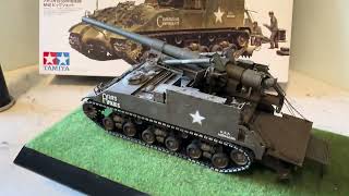 Tamiya M40 1/35 Self Propelled 155 Artillery model