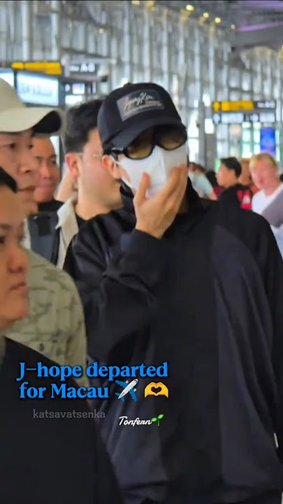 J-hope departed for Macau ✈️🫶 #hos_tour #hopeonthestage #btsjhope