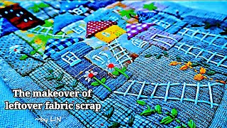 💎The makeover of leftover fabric scrap┃Idea of sewing project┃ Special gift #HandyMum