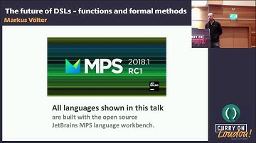 Markus Völter: The future of DSLs - functions and formal methods