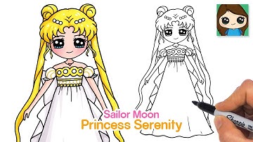 How to Draw Princess Serenity | Sailor Moon