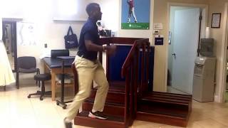Lateral Step Up With Opposite Rotational Leg Driver