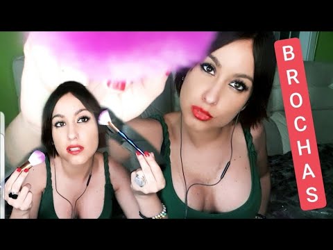 Asmr | BROCHAS para dormir o relajarse/ BRUSHING-💆‍♂️ Relax 💆‍♀️