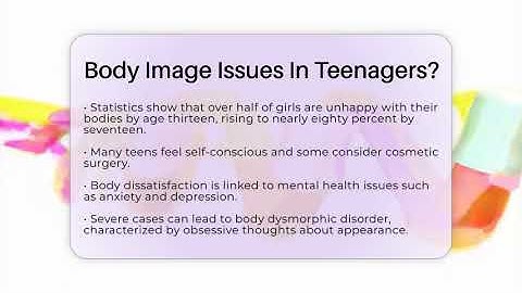 Body Image Issues In Teenagers? - High School Toolkit